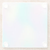 Hellfarbener holografischer Untersetzer (Rückseite)