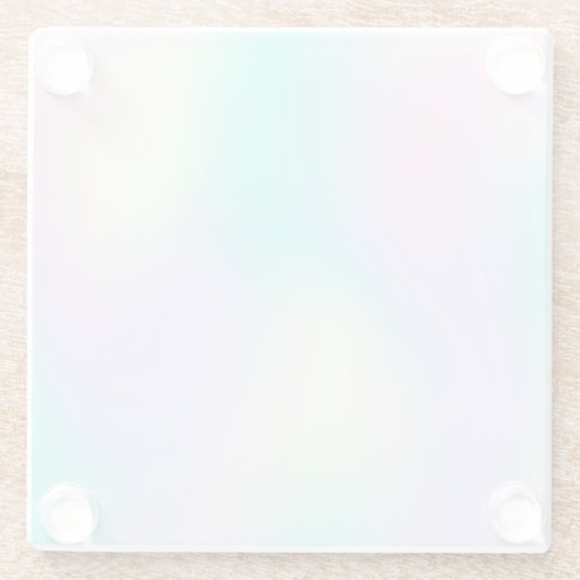 Hellfarbener holografischer Untersetzer (Rückseite)