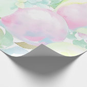 Hellfarbener Pfirsich Geschenkpapier (Ecke)