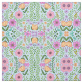 Hellfarbenes Muster nahtloser Blume Blau Stoff (Muster)