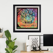 Hellfarbenes "One Kind Day" Poster