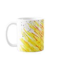 Hellfarbig abstrakt-gelb-orange-schwarz