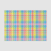 Hellfarbig Kariert Seidenpapier (Vorderseite)