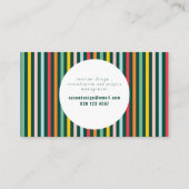 Hellfarbig modern visitenkarte (Rückseite)