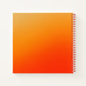 Hellfarbig Moderne, einfach Mit Monogramm Notizblock (Rückseite)