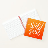 Hellfarbig Moderne, einfach Mit Monogramm Notizblock (Innenseite)