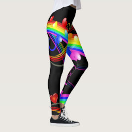 Hellfarbige Leggings von Frauen, die Ameisen laufe