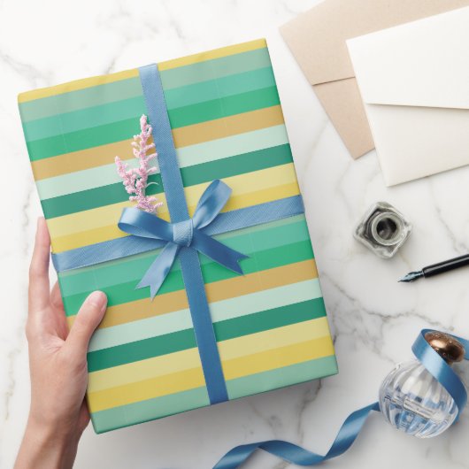 Hellfarbige Streifen Geschenkpapier (Schenken)