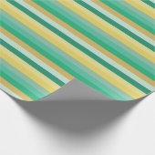 Hellfarbige Streifen Geschenkpapier (Ecke)