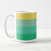 Hellfarbige Streifen Kaffeetasse (Links)
