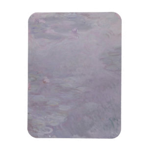 Hellfarbige Wasserlilien Claudes Monet   Magnet