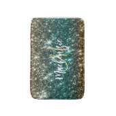 Hellfarbiger Glitzer Badematte (Vorderseite Vertikal)