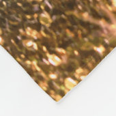 Hellfarbiger Glitzer Fleecedecke (Ecke)
