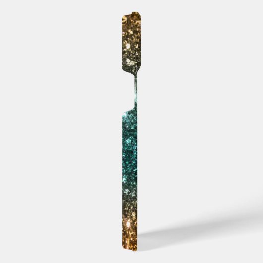 Hellfarbiger Glitzer iPhone Hülle (Rechte Seite)