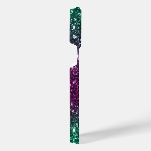 Hellfarbiger Glitzer iPhone Hülle (Rechte Seite)