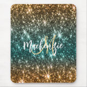 Hellfarbiger Glitzer Mousepad (Vorne)