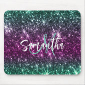 Hellfarbiger Glitzer Mousepad (Vorne)