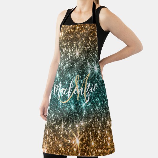 Hellfarbiger Glitzer Schürze (InSitu)