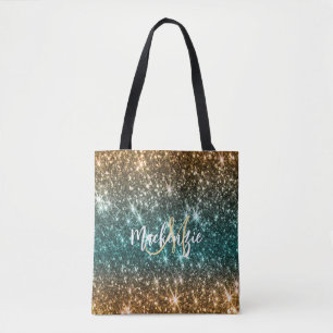 Hellfarbiger Glitzer Tasche
