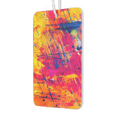 Hellfarbiger Spritzer Paint Abstrakt Autolufterfrischer (Links)