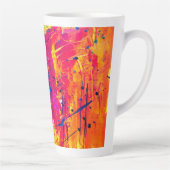 Hellfarbiger Spritzer Paint Abstrakt Milchtasse (Rechts)