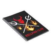 Hellfire Club Sign Notebook Notizblock (Rechte Seite)