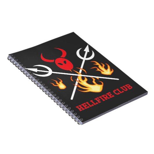 Hellfire Club Sign Notebook Notizblock (Rechte Seite)