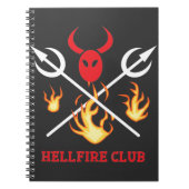 Hellfire Club Sign Notebook Notizblock (Vorderseite)