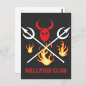 Hellfire Club Signatur Karte (Vorne/Hinten)