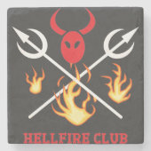 Hellfire Club Signature Untersetzer (Vorderseite)