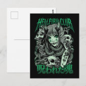 Hellfire Club Succubus Anime Postkarte (Vorne/Hinten)
