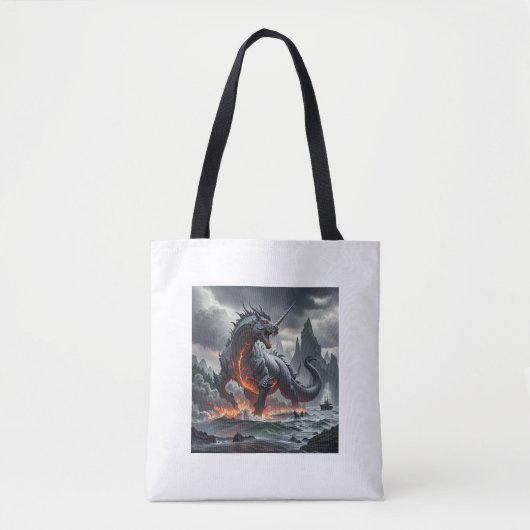 Hellfire Unidragon Tote Bag Tasche (Vorderseite)