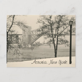 Hellgate Bridge, Astoria New York Postcard Postkarte