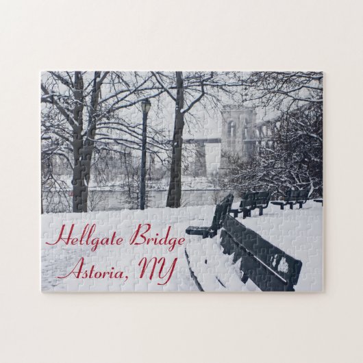 Hellgate Bridge, Astoria, NY Jigsaw Puzzle (Horizontal)