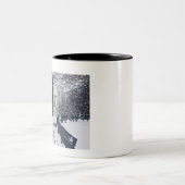 Hellgate Bridge, Astoria, NY Two-Tone Coffee Tasse (Mittel)