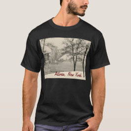 "Hellgate Brücke" Astoria, das T-Shirt NY Männer