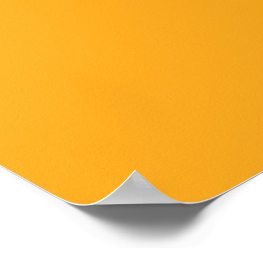 Hellgelb (Crayola) (feste Farbe) Poster (Ecke)