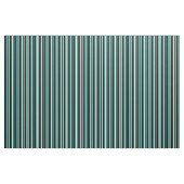 Hellgelb, dunkles Cyan und schwarzes Muster Stoff (Fat Quarter (45,7 x 55,9 cm))