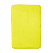 Hellgelb (feste Farbe) Badematte (Vorderseite Vertikal)