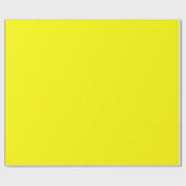 Hellgelb (feste Farbe) Geschenkpapier (Flach)