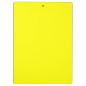 Hellgelb (feste Farbe)  Klemmbrett (Rückseite)