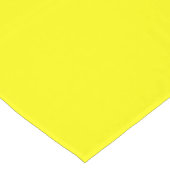 Hellgelb (feste Farbe) Kurzer Tischläufer (Ecke)