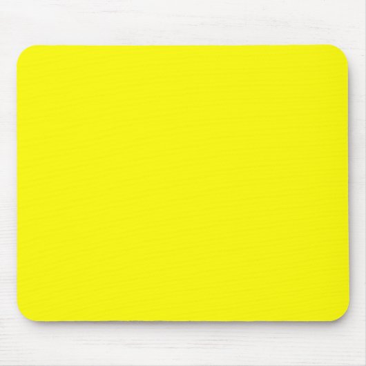Hellgelb (feste Farbe) Mousepad (Vorne)