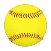 Hellgelb #FFF3000, Bananengelb Baseball (Rückseite)