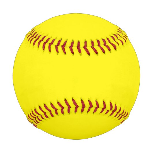 Hellgelb #FFF3000, Bananengelb Baseball (Vorderseite)