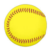 Hellgelb #FFF3000, Bananengelb Baseball (Vorderseite Links)
