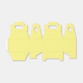 Hellgelb, gelblich Tan-Gesichtskasten Geschenkschachtel (Ungefaltet)