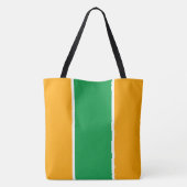 Hellgelb-grüne, senkrechte Streifen Tasche (Rückseite)