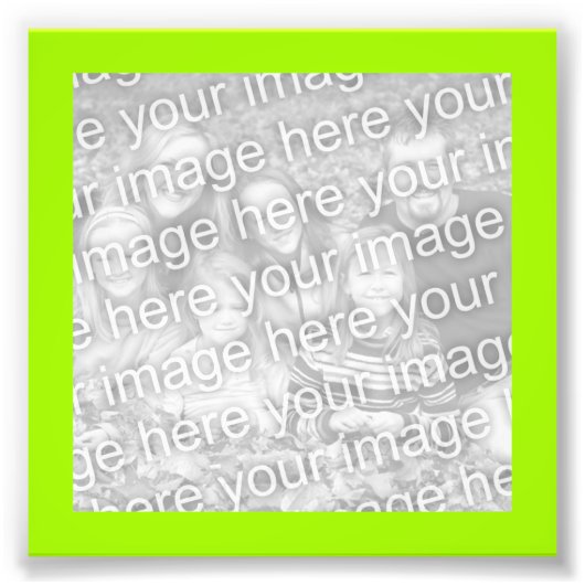 Hellgelb-grünes Foto (Vorne)