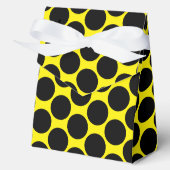 Hellgelb mit Black Dot Style Zent 4x2x5 Geschenkschachtel (Vorderseite)